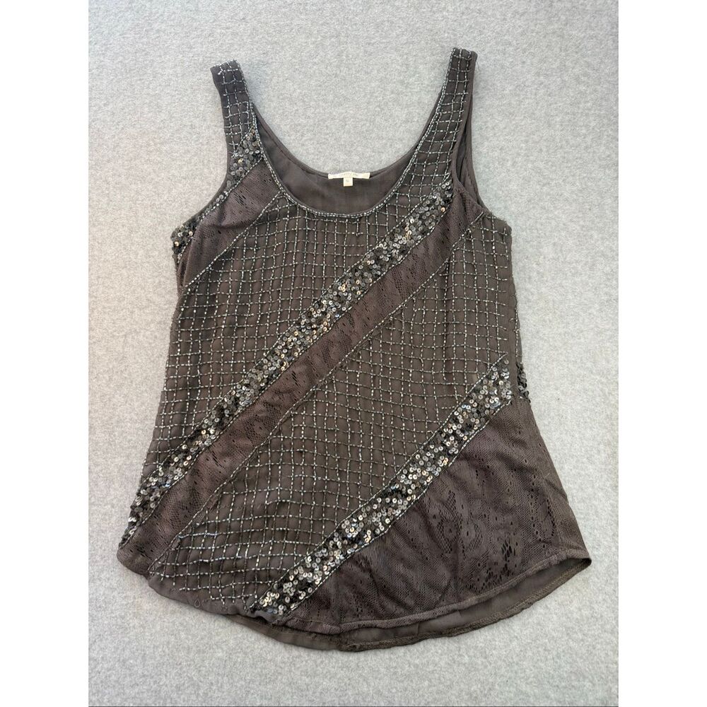 Y2K Matty M Beaded Boho Tank Top S
